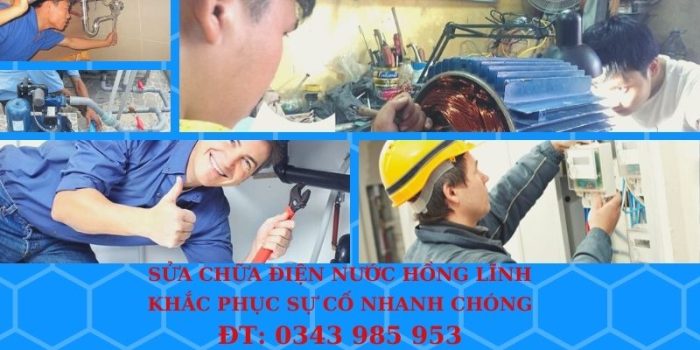 Sửa chữa điện nước uy tín,giá rẻ Hồng Lĩnh.