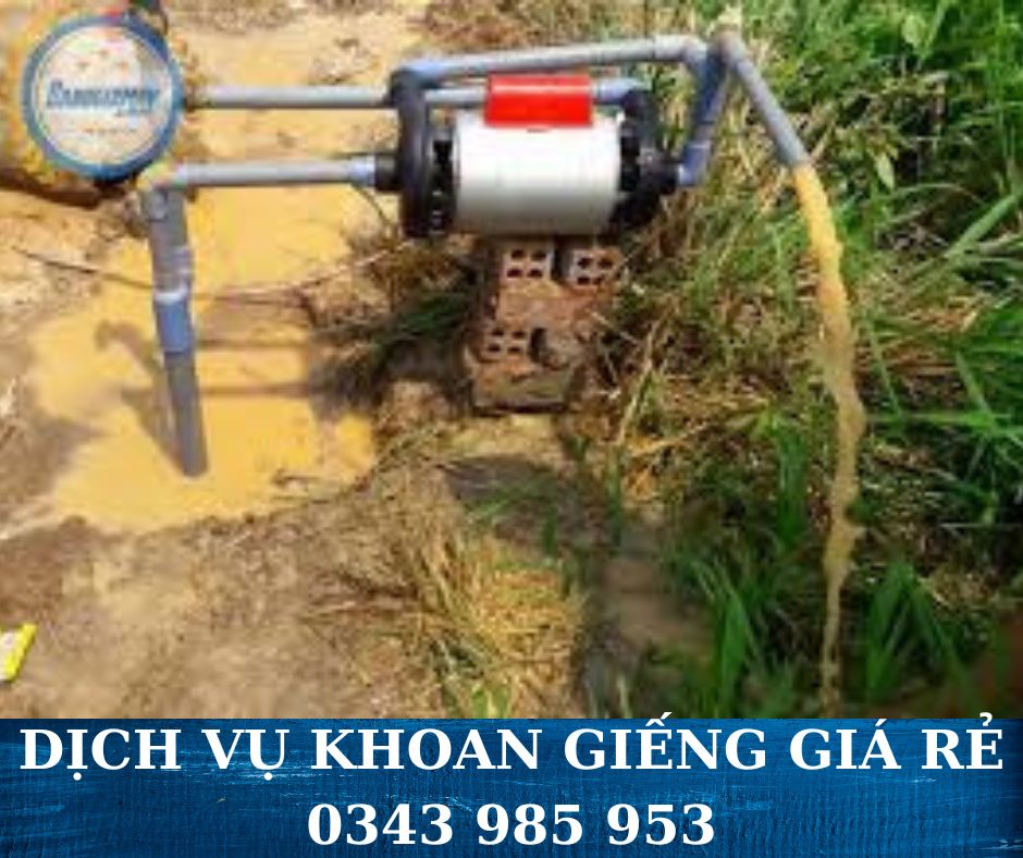 Dịch vụ sục rửa-thổi rửa giếng khoan đảm bảo chất lượng tại Thuận An.