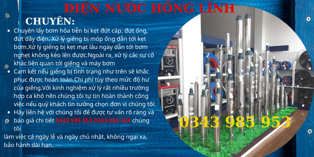 Dịch vụ sửa giếng khoan công nghiệp tại Biên Hòa chuyên nghiệp nhất.