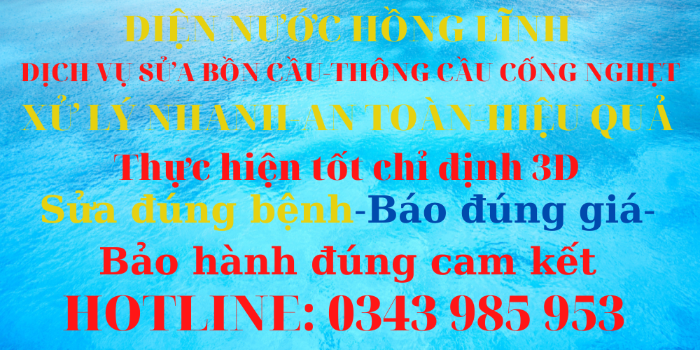 Dịch vụ sửa bồn cầu-Thông tắc bồn cầu tại Lái Thiêu.