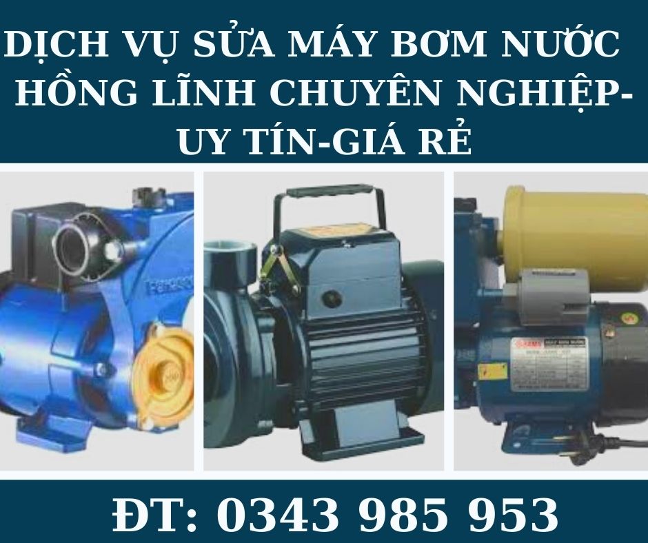 Dịch vụ sửa máy bơm nước chuyên nghiệp tại Bình Chuẩn.
