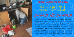 Dịch vụ thông cống nghẹt Hồng Lĩnh.