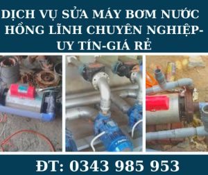 Dịch vụ sửa máy bơm nước uy tín-giá rẻ.