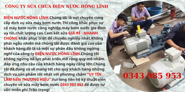 Dịch vụ sửa máy bơm nước uy tín-giá rẻ tại Tân Uyên