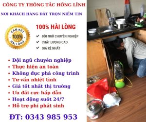 Dịch vụ thông cống nghẹt chuyên nghiệp nhất tại Thuận An.